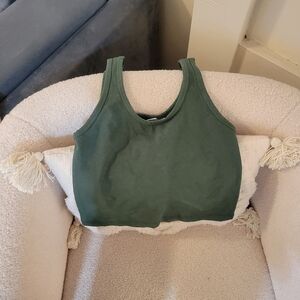 Jungmaven Green Sporty Tank, Size M